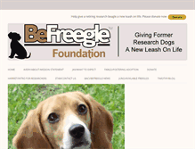 Tablet Screenshot of befreeglefoundation.org